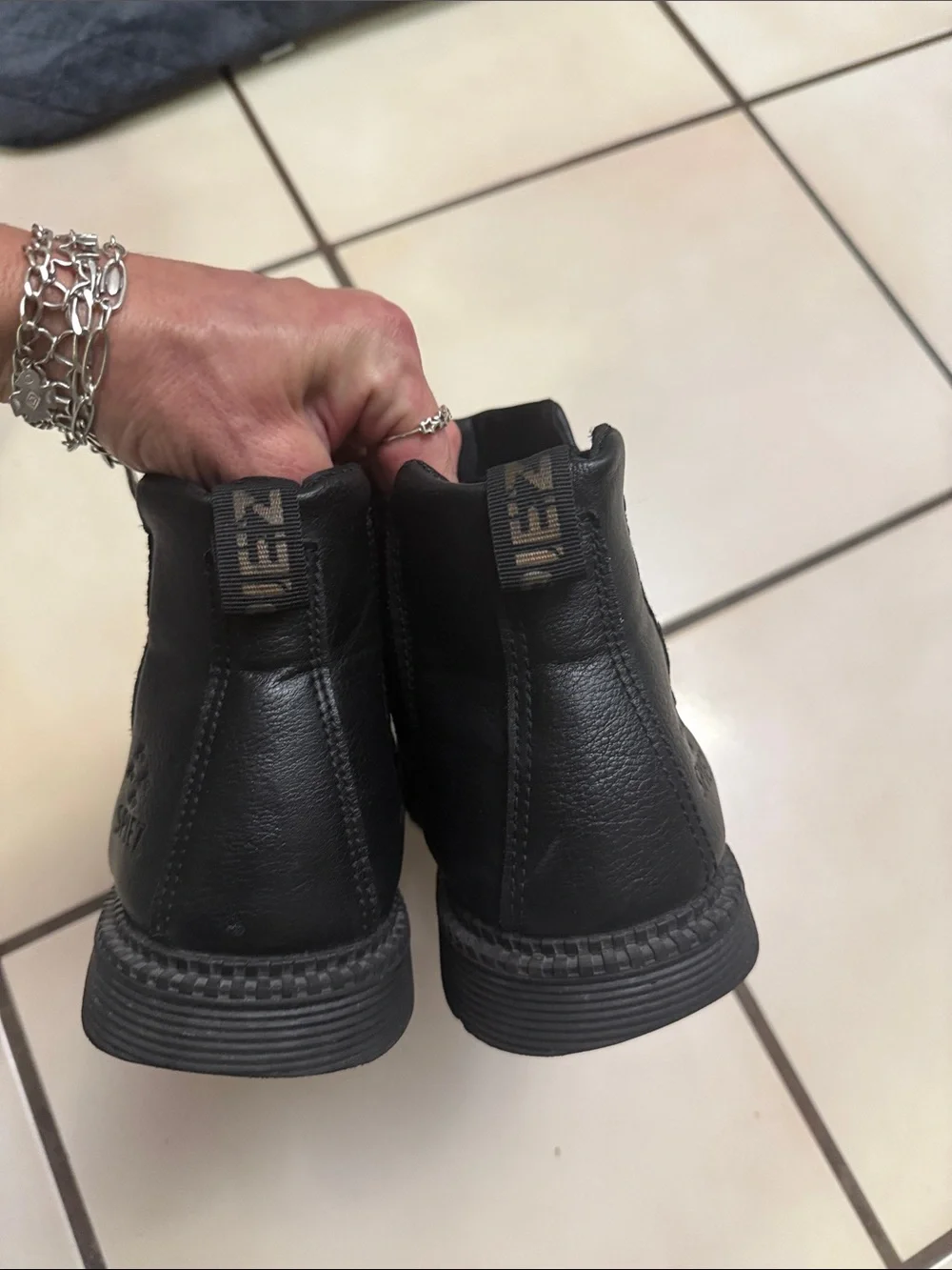 Black Leather Chelsea Boots